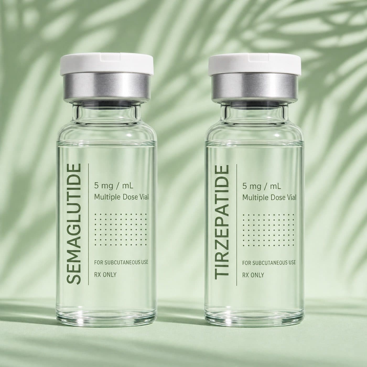 EverSlim semaglutide and tirzepatide vials
